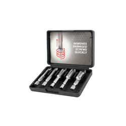 5 pc Damaged Broken Embedded Screw Bolt Remover Kit Professional Deluxe Case