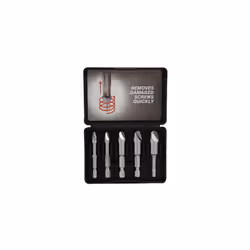 5 pc Damaged Broken Embedded Screw Bolt Remover Kit Professional Deluxe Case