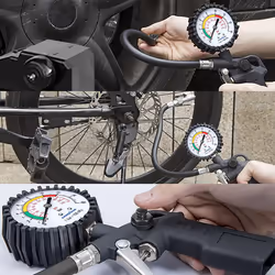 Goodyear 2 in 1 Tyre Inflator and Pressure Gauge Gun For Use with Air Compressor