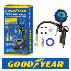 Goodyear Tyre Inflator Air Gun with Digital Pressure Gauge for Air Compressors