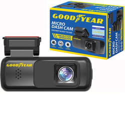 Goodyear Car HD Micro Dash Cam One Button Plug & Play Camera Video Recorder DVR