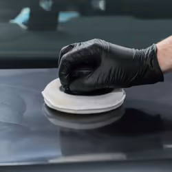 Goodyear 3Pc Car Wax Polish Applicator Pads With Handle Easy Grip Application
