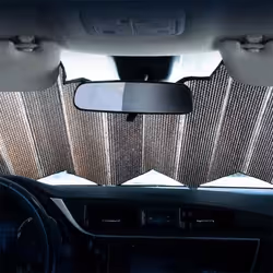 Goodyear Universal Windscreen Folding Compact Sun Shade Car Windshield Window