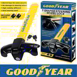 Goodyear Heavy Duty Universal T Shape Steering Wheel Lock Anti-Theft Security