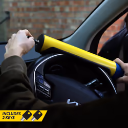 GOODYEAR BASEBALL BAT STYLE STEERING WHEEL LOCK, GY900159