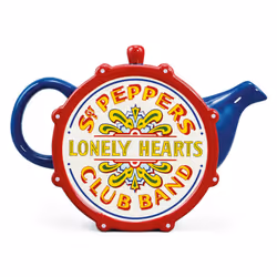 The Beatles Sgt Pepper Drum Tea Pot