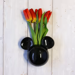 Disney Classic - Collectable - Vases - Disney Shaped Wall Vase - Mickey