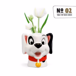 101 Dalmatians Table Top Vase - Dalmatian