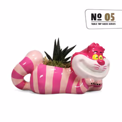 Alice in Wonderland Table Top Vase - Cheshire Cat