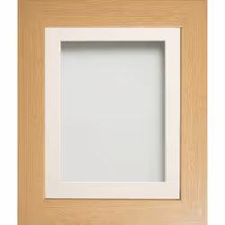Frame Company Watson, Single picture frame, Foil, Glass, MDF, Beech, Ivory, Table, Wall, 30.5 x 20.3 cm, Rectangular