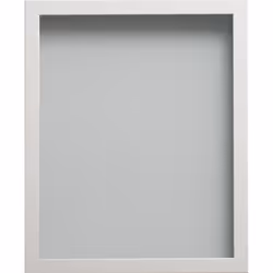 Frame Company Webber, Single picture frame, Glass, MDF, Plastic, White, Table, Rectangular, Landscape/Portrait