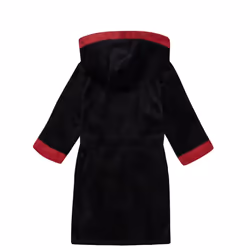 Liverpool FC Official Football Gift Boys Hooded Fleece Dressing Gown Robe - Black, 5-6 Years