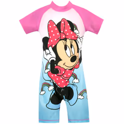 Disney Girls Minnie Mouse Swimsuit Size 3T Blue