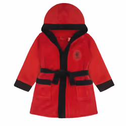 Liverpool FC Baby Dressing Gown Toddler Robe Hooded Fleece OFFICIAL Gift - 2-3 Years