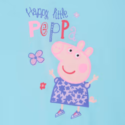 Peppa Pig Girls T-Shirt + Leggings Set Green / Purple 12-18 Months