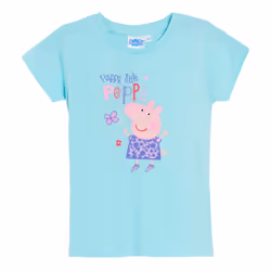 Peppa Pig Girls T-Shirt + Leggings Set Green / Purple 18-24 Months