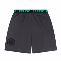 Celtic FC Mens Pyjamas Short Loungewear OFFICIAL Football Gift - Grey Crest, Medium