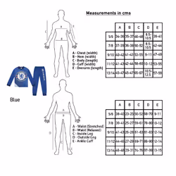 Chelsea FC Boys Pyjamas Long Sublimation Kids OFFICIAL Football Gift - Royal Blue, 5-6 Years