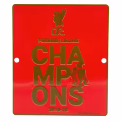 Liverpool FC Premier League Champions Window Sign