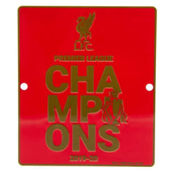 Liverpool FC Premier League Champions Window Sign