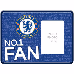 Chelsea FC Embossed Metal Frame Sign
