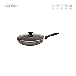 SQ Professional UNA Non-Stick Aluminium Frying Pan with Lid - 30 CM