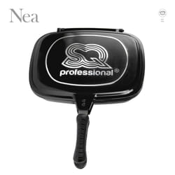 SQ Professional Nea Die-Cast Non-Stick Magic Pan - Double Sided Pan - Nera