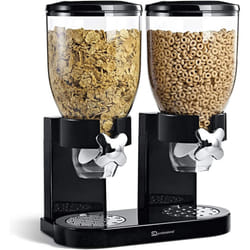 SQ Professional Double Cereal Dispenser 500g Cylinder X 2 - Black