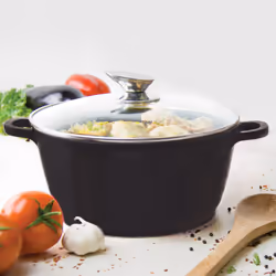 SQ Professional Nea 32cm Non-Stick Diecast Stockpot - Nera