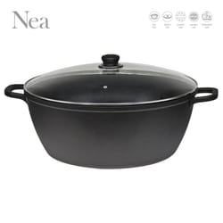 SQ Professional Nea DieCast NonStick Stockpot Nera - 44 cm / 23.5L