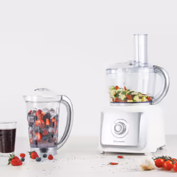 SQ Professional Blitz 2In1 Food Processor 700W Multifunction Blender - White