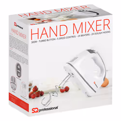 SQ Professional Blitz 5-Speed Hand Mixer-300W - White