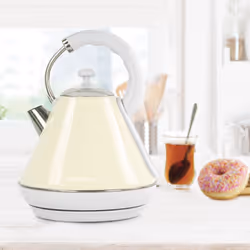 SQ Professional Dainty 1.8L Kettle-2 Slice Toaster - Chantilly - Cream