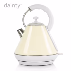 SQ Professional Dainty 1.8L Kettle-2 Slice Toaster - Chantilly - Cream
