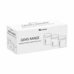 SQ Professional Gems 3pc Kitchen Canister Set - Amethyst - Purple