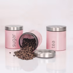 SQ Professional Dainty 3pc Kitchen Canister Set - Appleblossom