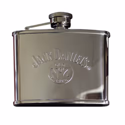 Jack Daniel's 4oz Stainless Steel Hip Flask