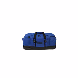 JCB - Men's Wheeled Holdall Duffle Bag - Royal Blue - Water-Resistant PU Base - Retractable Trolley Handle - Max. Capacity of 70L - Strong & Tough