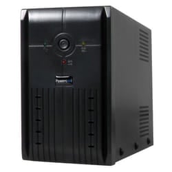 Powercool Smart UPS  650VA 2 x UK Plug RJ45 x 2 USB LED Display