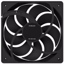 Evo Labs COCSFAN12CMBLACK computer cooling system Computer case Fan 12 cm Black
