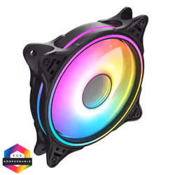 CIT Tornado FNB 120mm RGB LED Fan - High Airflow. Quiet Operation. 4-P
