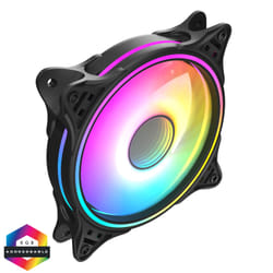 CIT Tornado FNB 120mm RGB LED Fan - High Airflow. Quiet Operation. 4-P