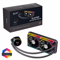 The CiT Pro Glacier AIO watercoolers are state of the art. delivering a powerful. dynamic. low-noise cooling solution with a ...
