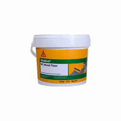 Sika SikaBond MS Wood Floor Trowel Applied Wood Flooring Adhesive, Parquet Brown, 14 kg