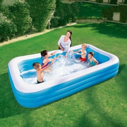 Outdoor Inflatable Swimming Paddling Pool Garden Family Pools Kids & Accessories - Deluxe Family Pool