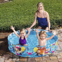 Outdoor Inflatable Swimming Paddling Pool Garden Family Pools Kids & Accessories - Fill 'N' Fun Pool