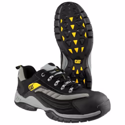 Caterpillar Moor Safety Trainer / Unisex Safety Shoes - 11 UK, Black