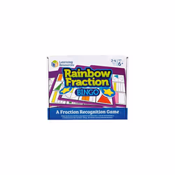 Learning Resources Rainbow Fraction Bingo