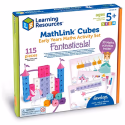 Learning Resources MathLink Cubes Early Maths Activity Set : Fantasticals