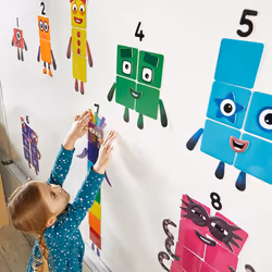 Learning Resources Numberblocks Reusable Clings Recreate the Numberblocks One to Ten on Windows & Whiteboards